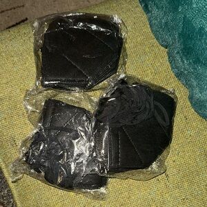 Black Quilted Face Masks